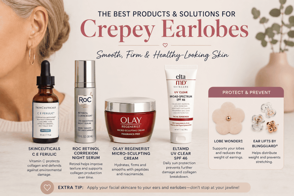 Crepey earlobs products